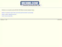 Tablet Screenshot of mchmi.com